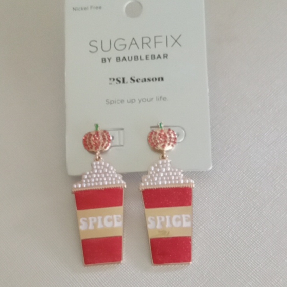 Sugarfix Pumpkin Spice Earrings